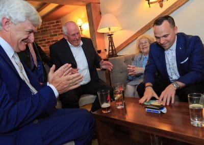 Card Trick With Phil Taylor