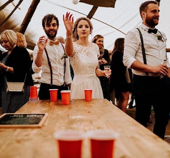 Beer Pong Wedding Games Ideas