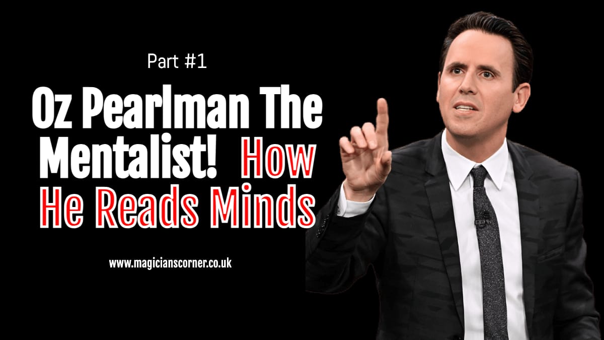 Oz Pearlman The Mentalist! How He Read Minds Part 1