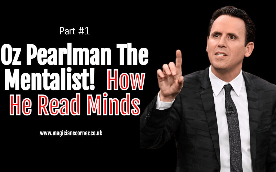 Oz Pearlman The Mentalist! How He Reads Minds